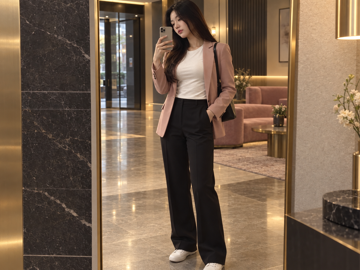 남양주 방문 홈케어 일정을 준비하는 젊은 성인 한국 여성 관리사
